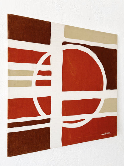 Mid Century Marushka Fabric Art