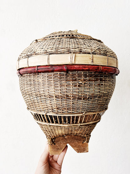 Vintage Balinese Fishing Basket
