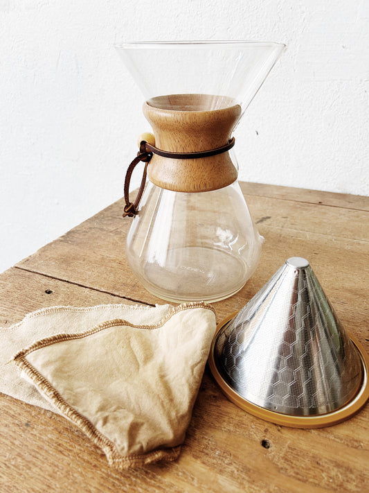 Chemex with Three Reusable Filters