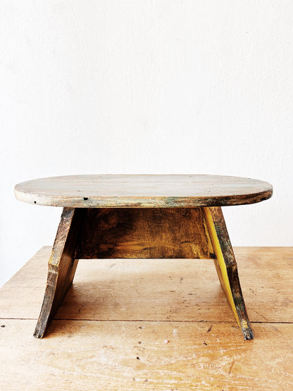 Primitive Wood Stool