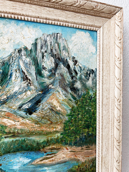 Original Framed Yosemite Oil Painting