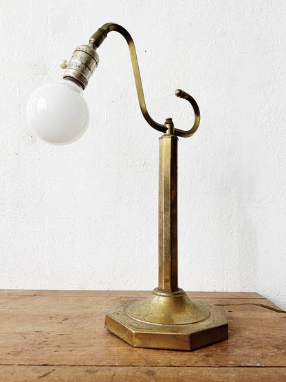Vintage Underwriters Brass Table Lamp