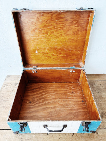 Vintage Striped Wood Case