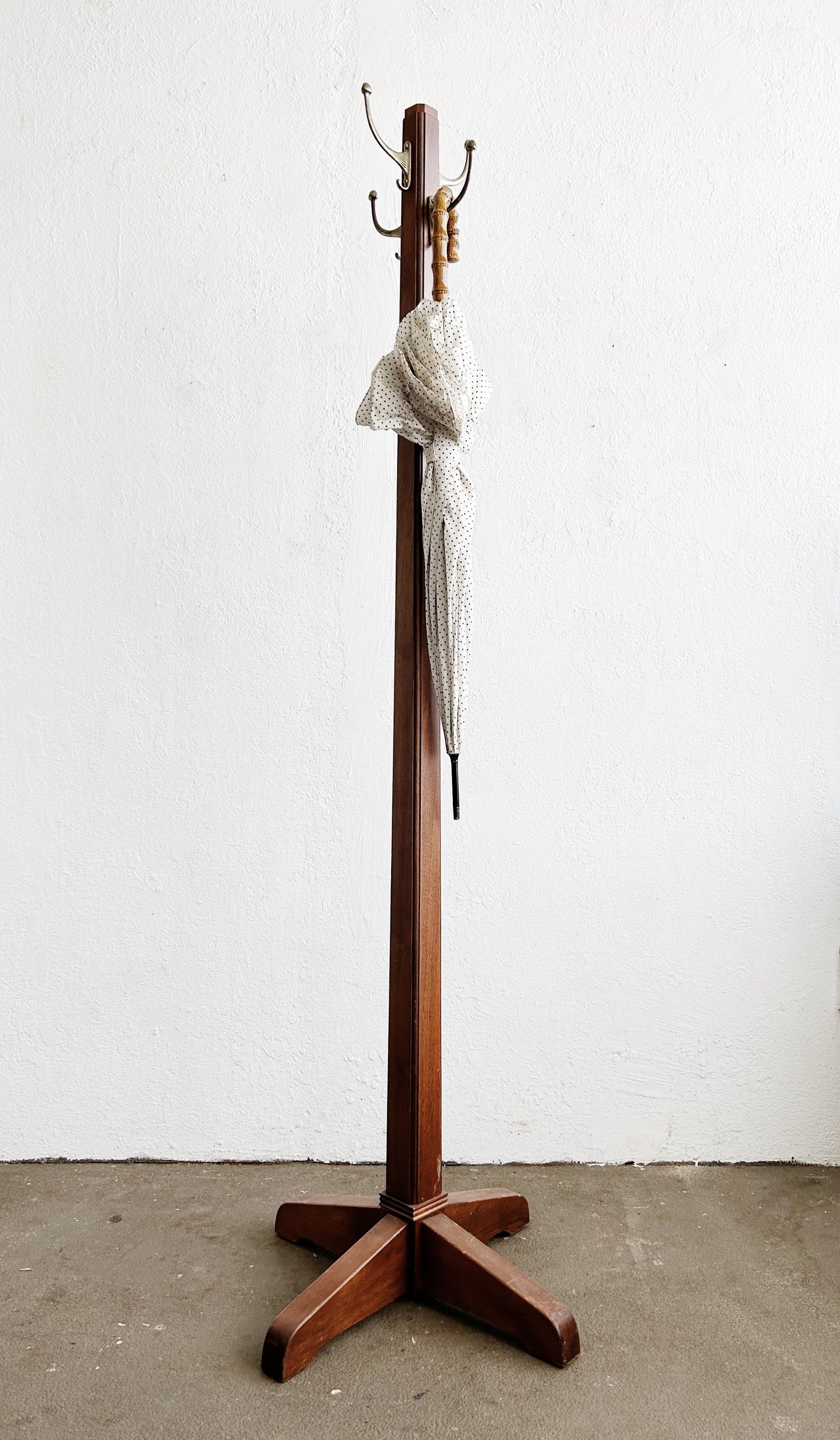 Antique Wood Hall Tree