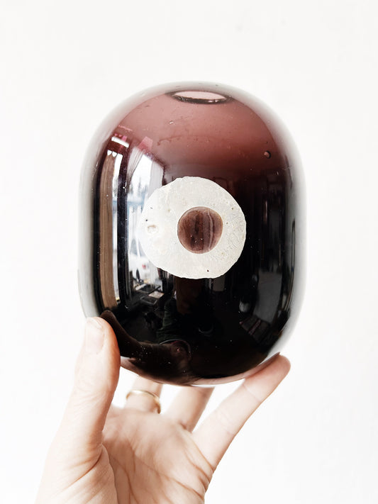 1970’s Artisan Made Blown Glass Vase