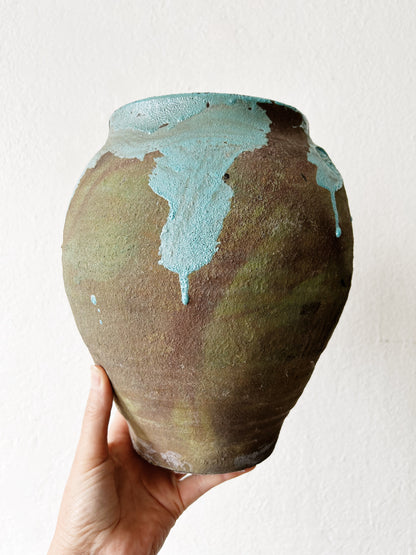 Raku Fired Studio Vessel
