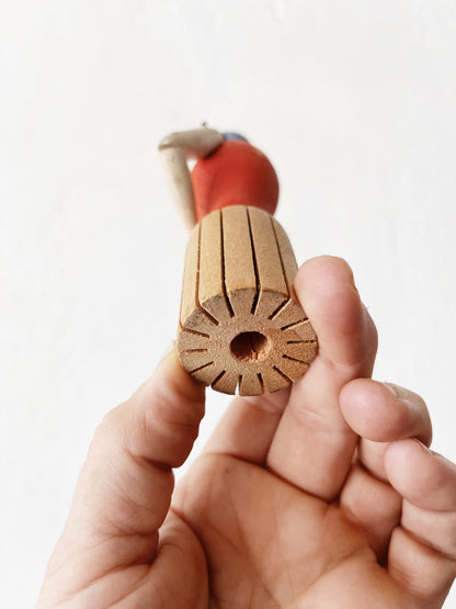 Vintage Folk Spool Doll