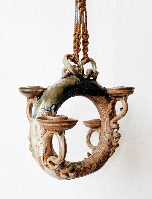 Vintage Ceramic Candelabra