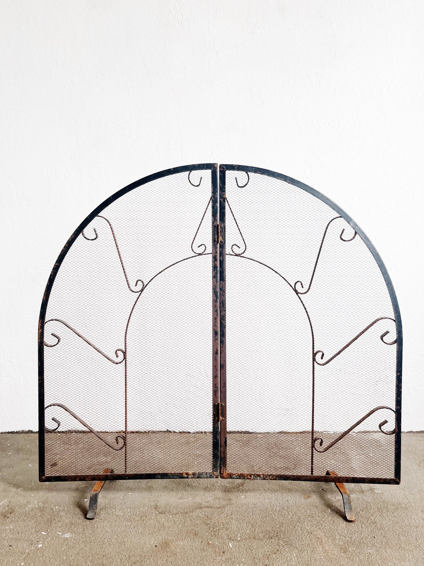 Mission Style Fireplace Screen