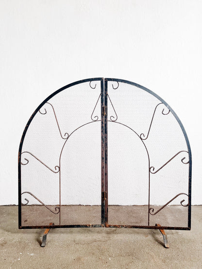 Mission Style Fireplace Screen