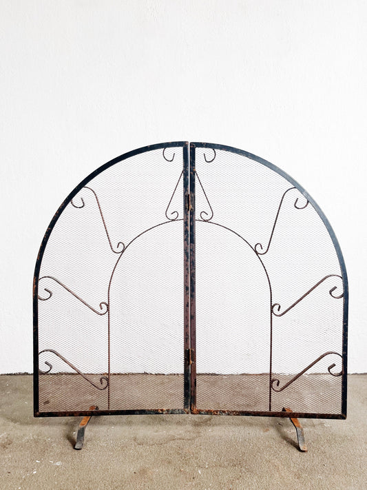 Mission Style Fireplace Screen