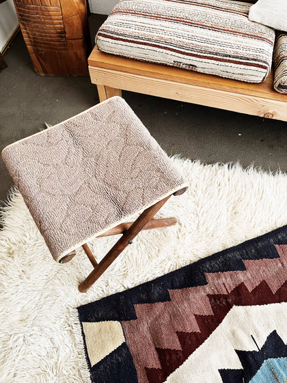 Natural Wool Flokati Shag Rug