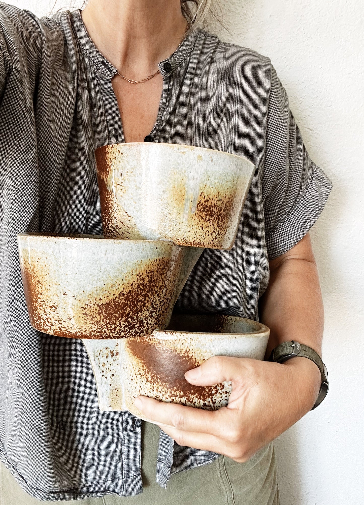 Mid Century Toyo Ikebana Vessel
