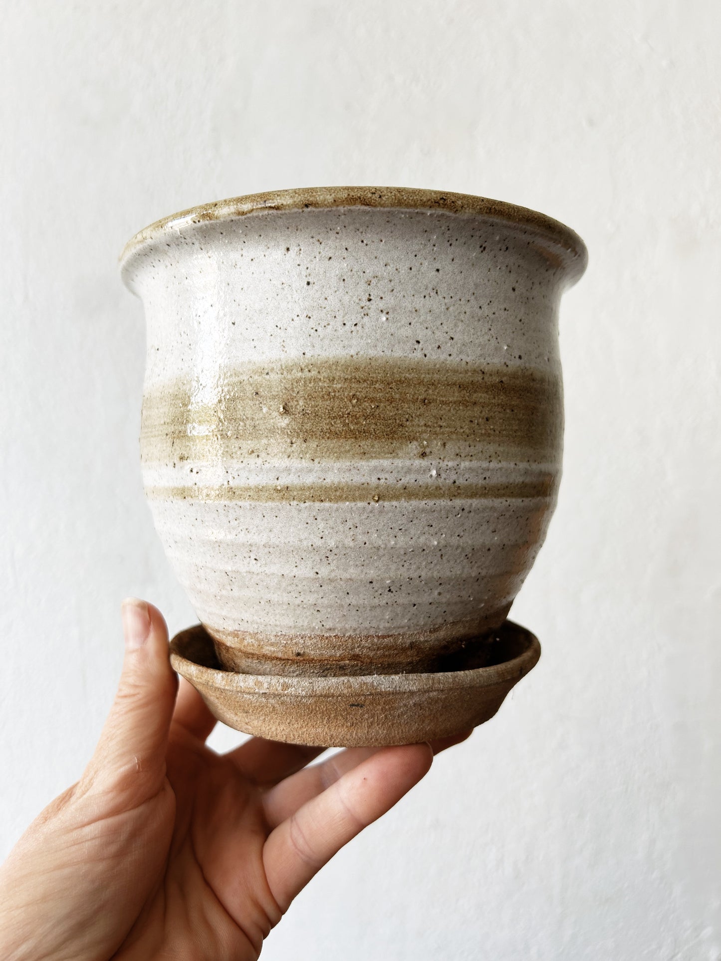 Vtg Ceramic Plant Pot