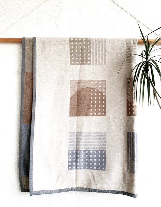 Vintage Biederlack Cotton Blanket Germany