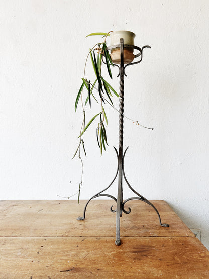 Antique Iron Plant Stand