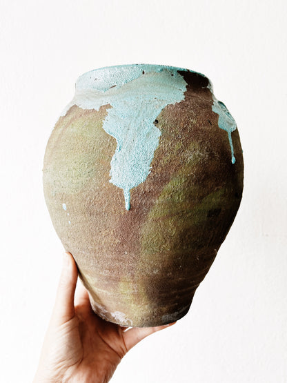 Raku Fired Studio Vessel