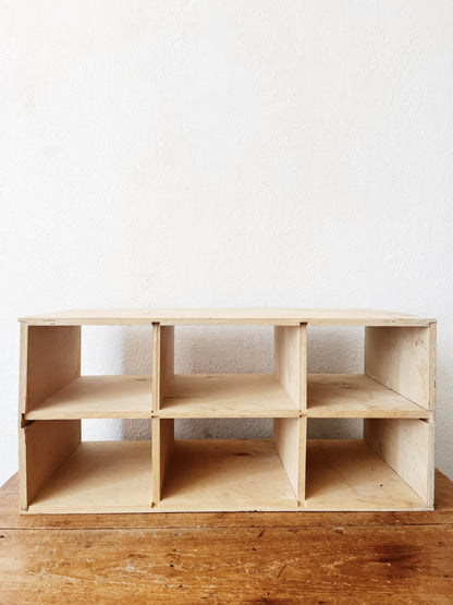 Handmade Ply Cubby Shelf