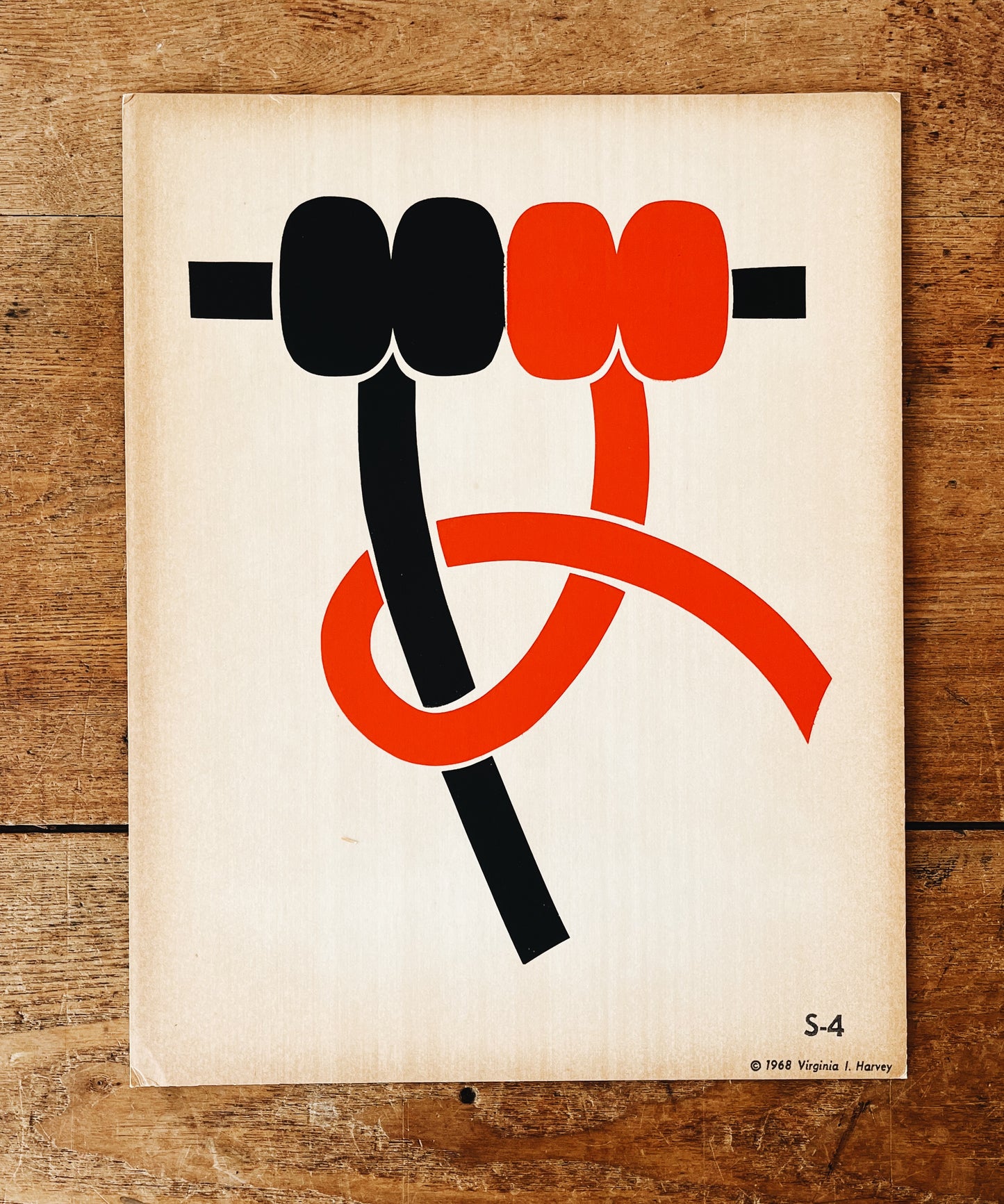 Vintage Macramé Teaching Poster