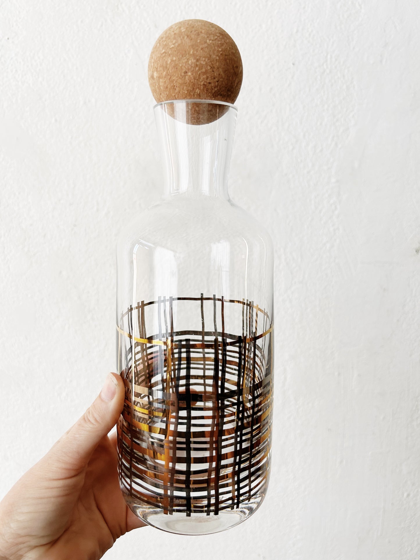Mid century Krosno Glass Decanter