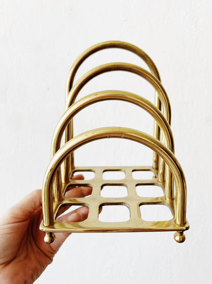 Chunky Vtg Brass Holder