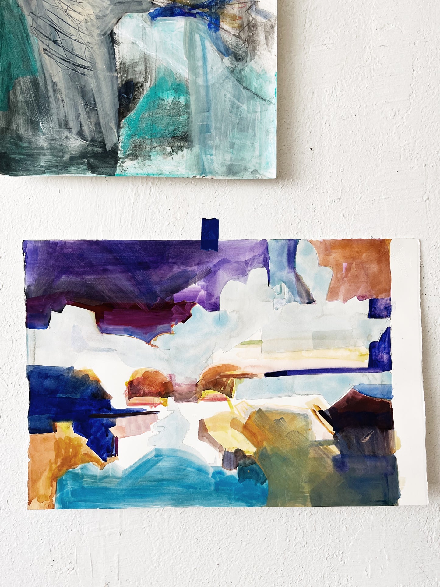 Original Abstract Watercolor Painting