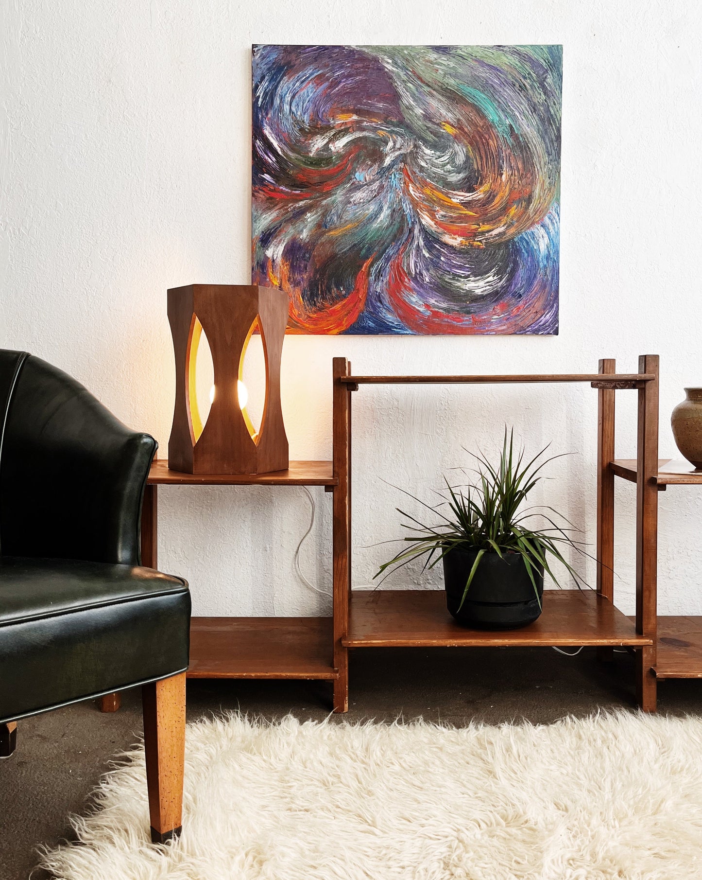 Natural Wool Flokati Shag Rug