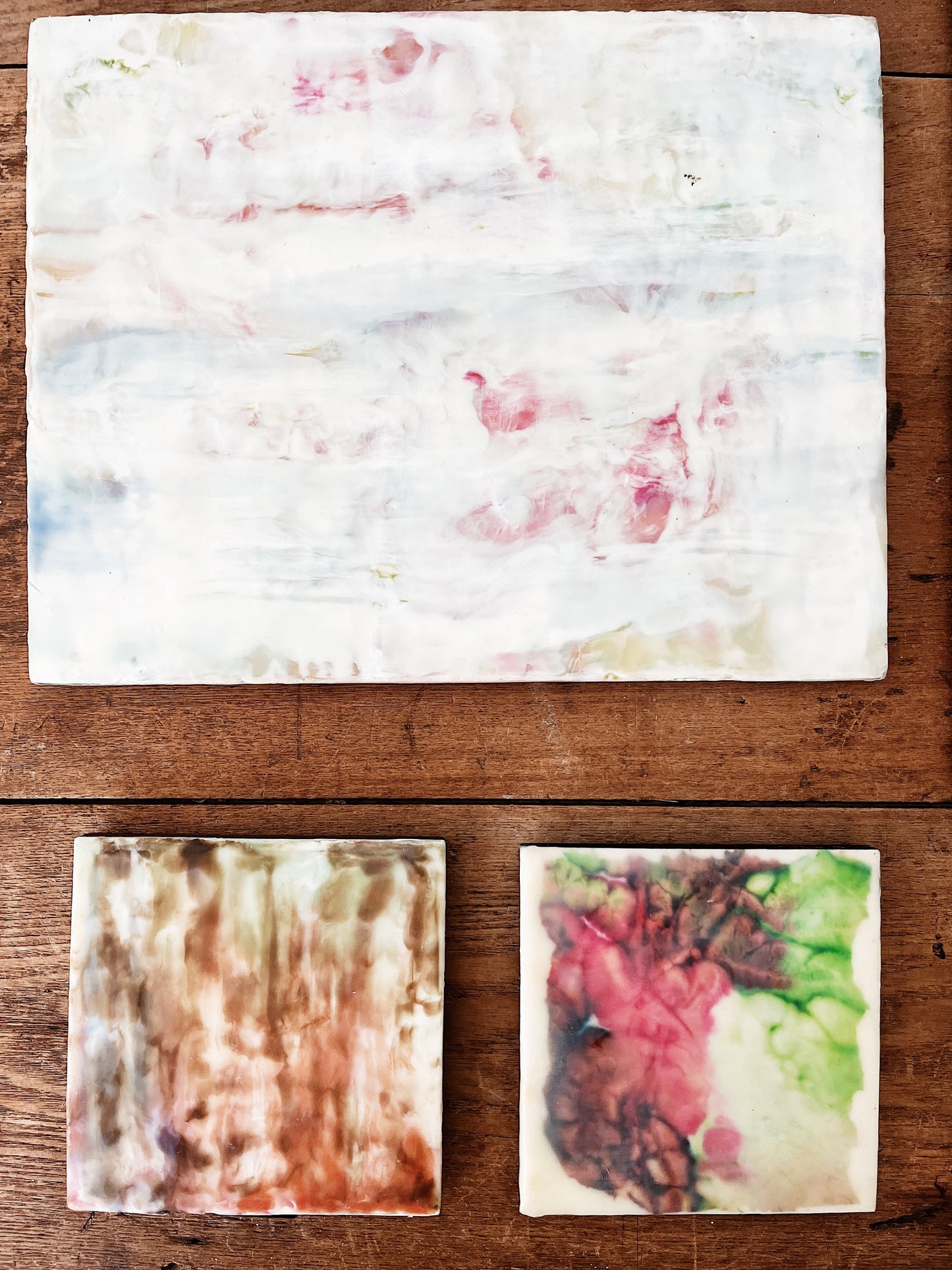 Original Abstract Encaustic Painting
