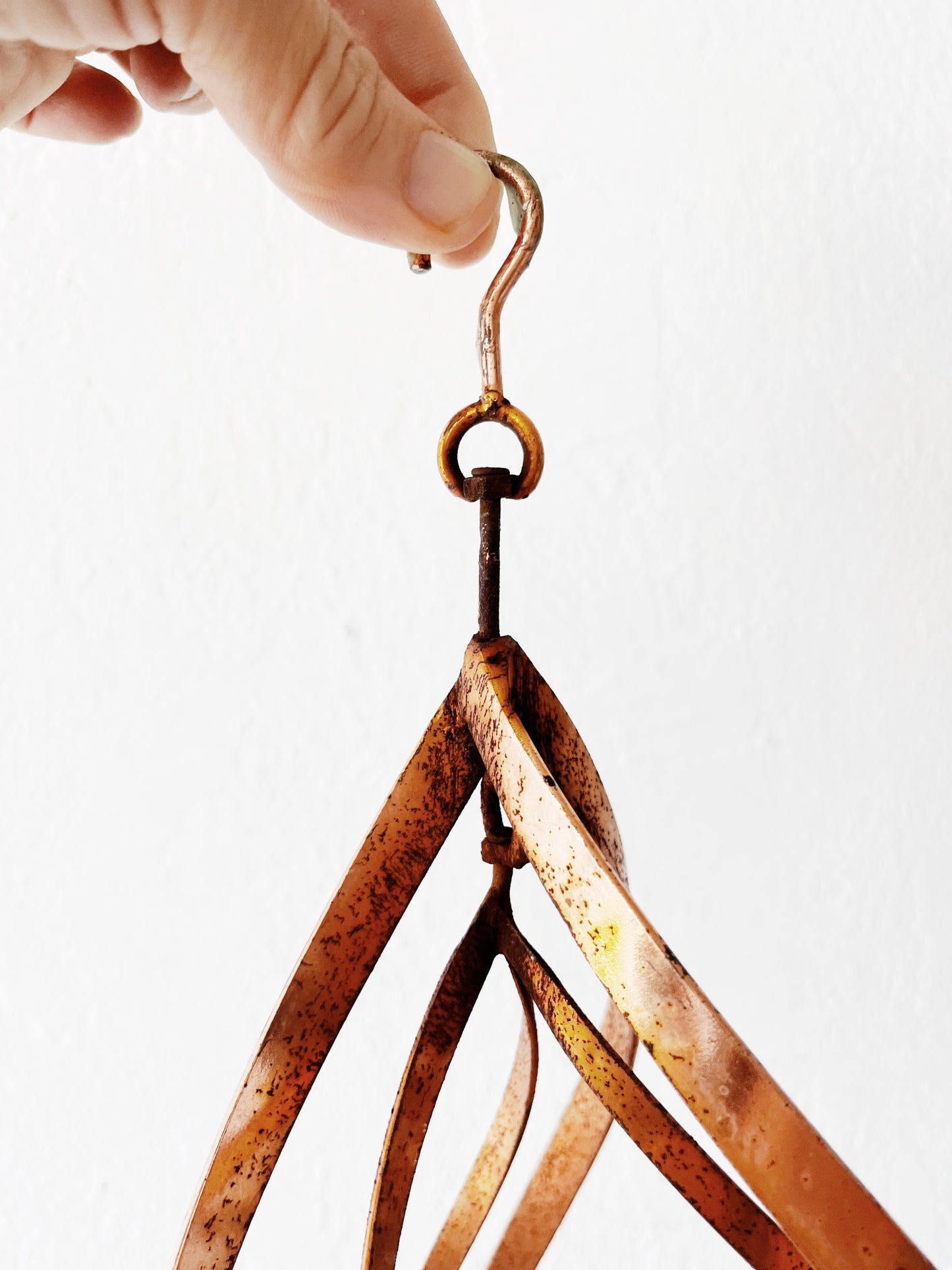 Vintage Copper Infinity Sculpture