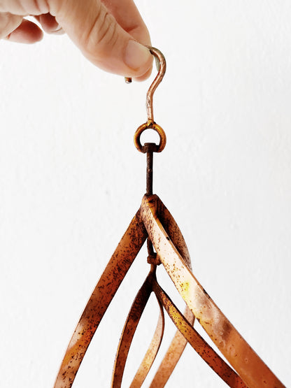 Vintage Copper Infinity Sculpture