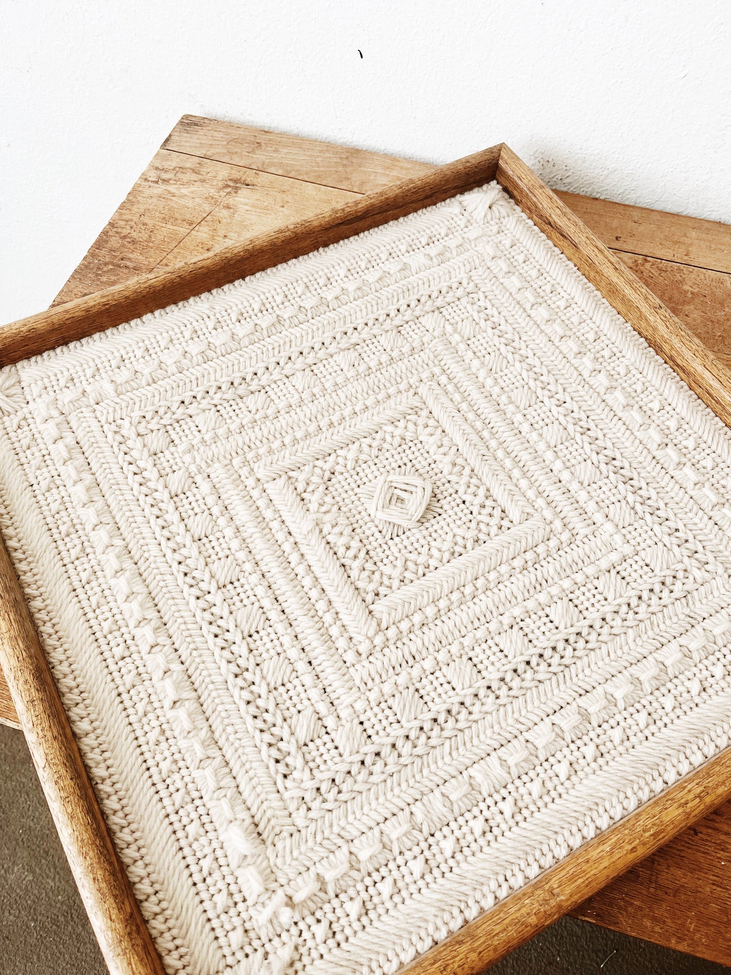 Vintage Wool Needlepoint