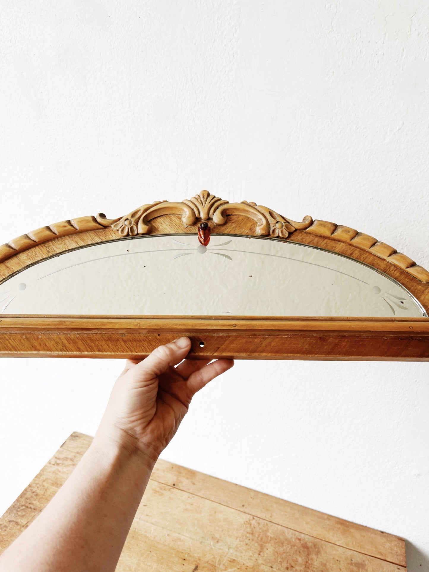 Antique Arched Mirror