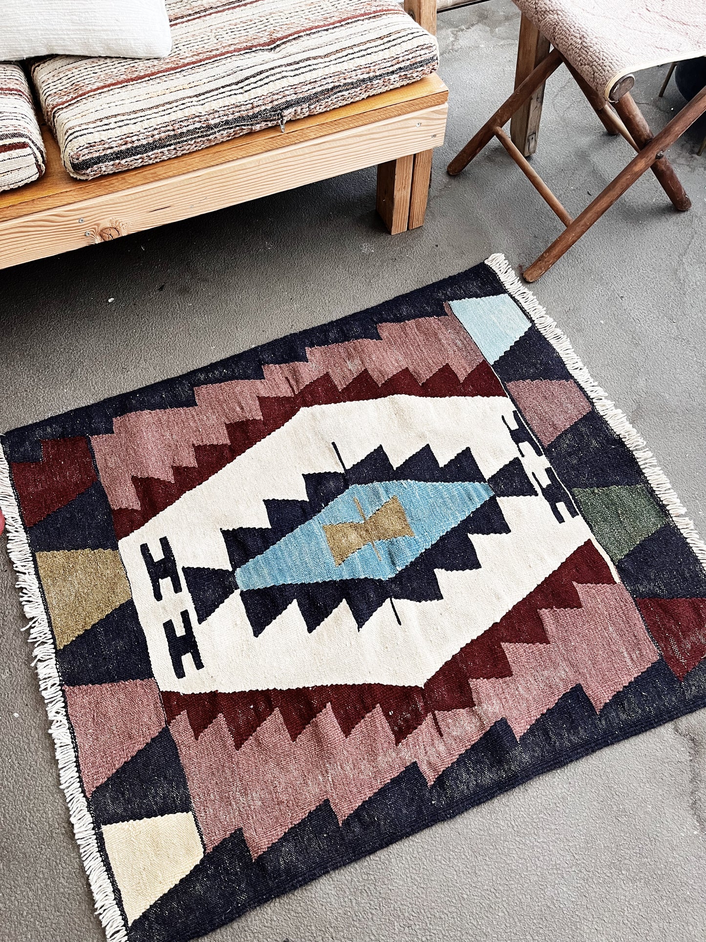 1940s Turkish Wool Kilim
