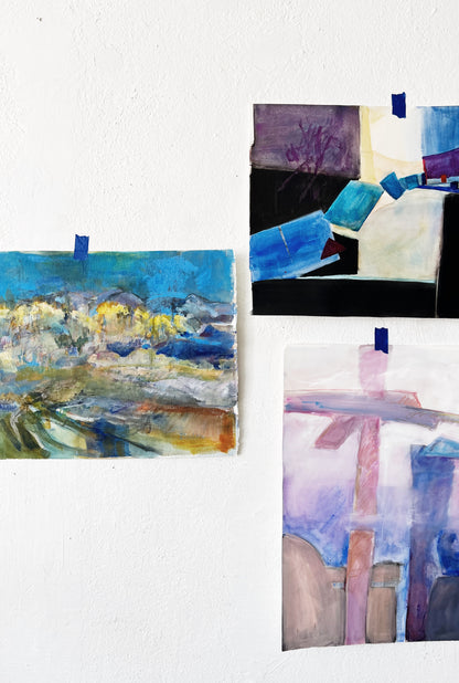 Original Abstract Watercolor Painting