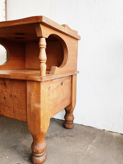 Vintage Pine Work Table