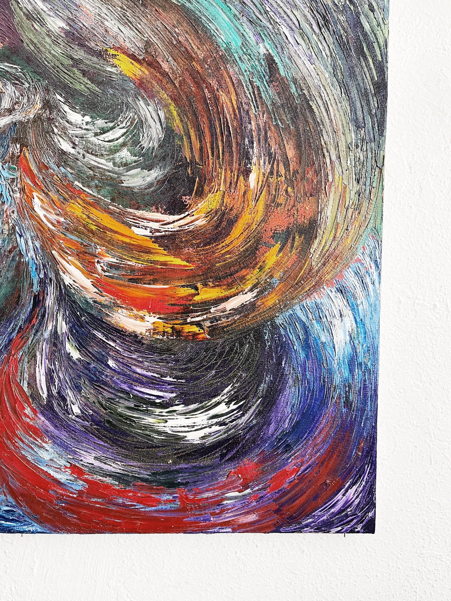 Vintage Original Abstract Painting