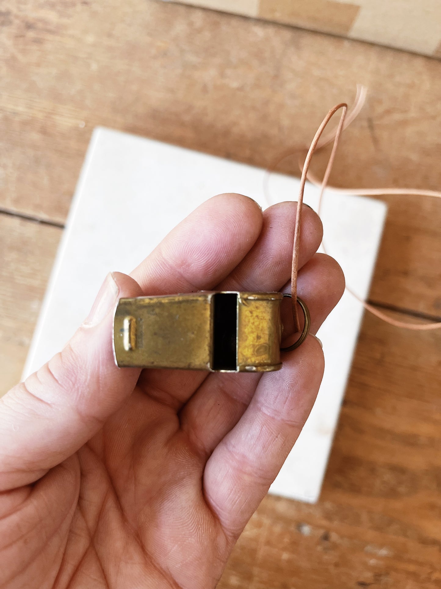 Vintage Brass Gym Whistle