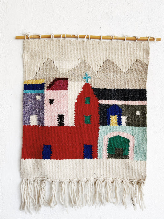 Vtg Wool Weaving