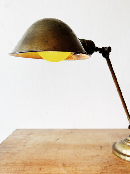 Antique 1800s Task Lamp