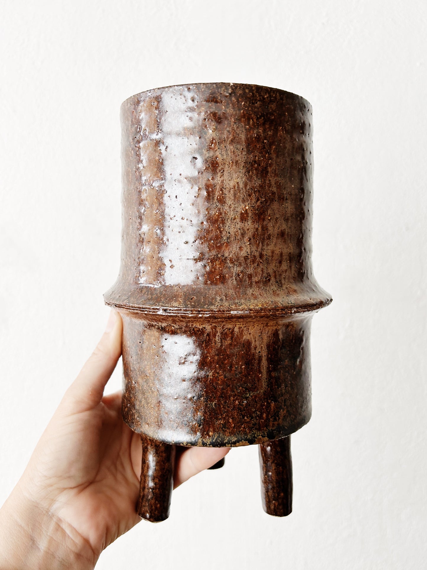 Vtg Studio Pottery Vessel
