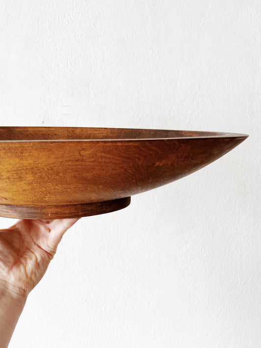 Large Antique Primitive Dough Bowl