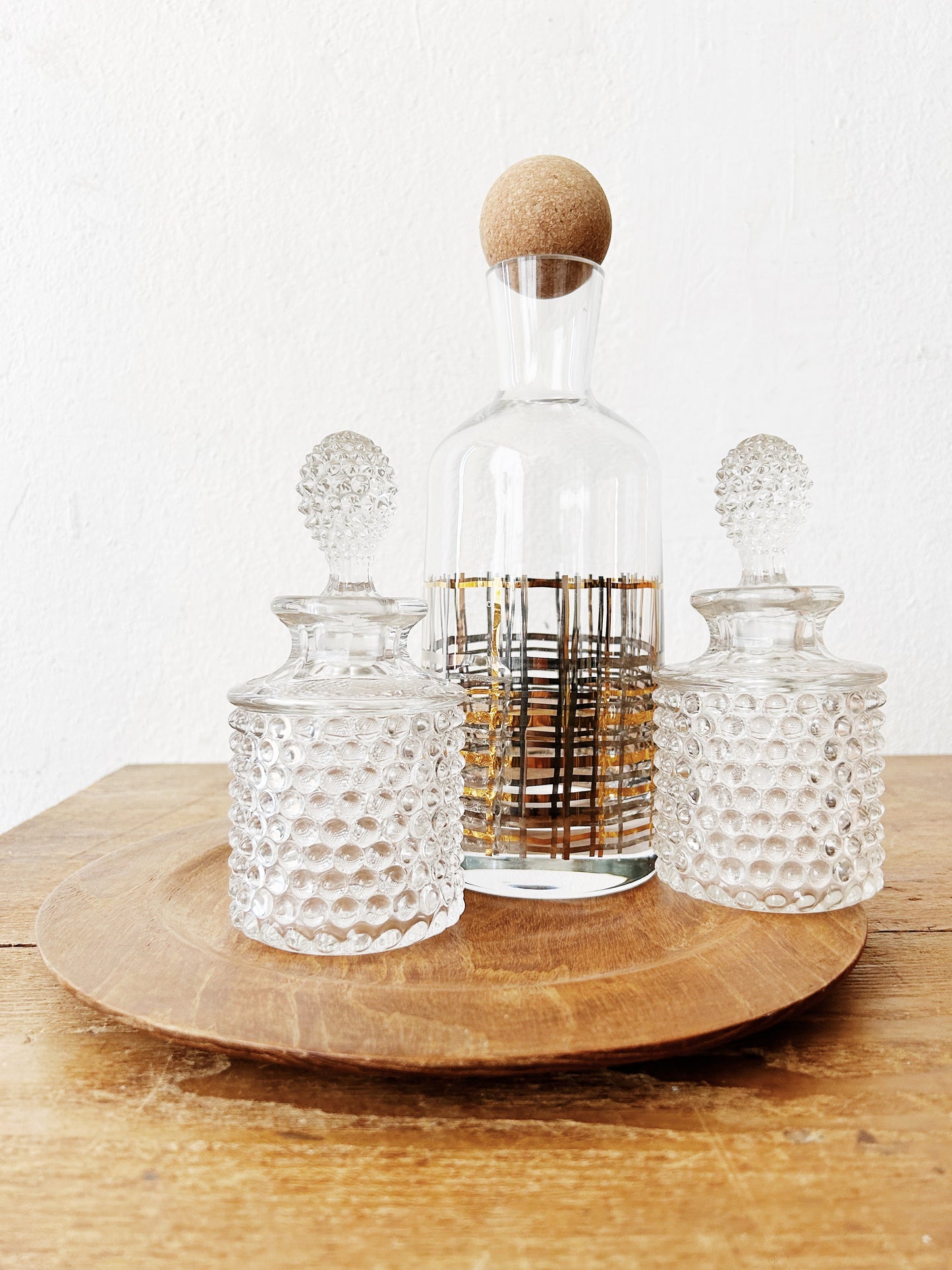 Mid century Krosno Glass Decanter