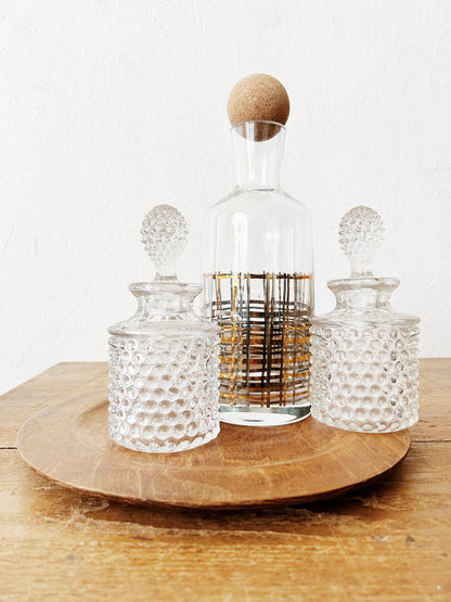 Mid century Krosno Glass Decanter