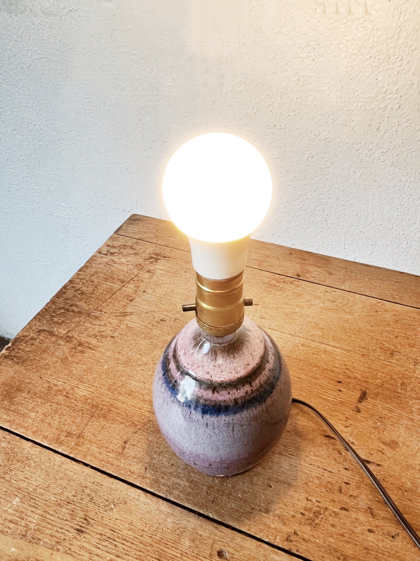 Vintage Pottery Lamp