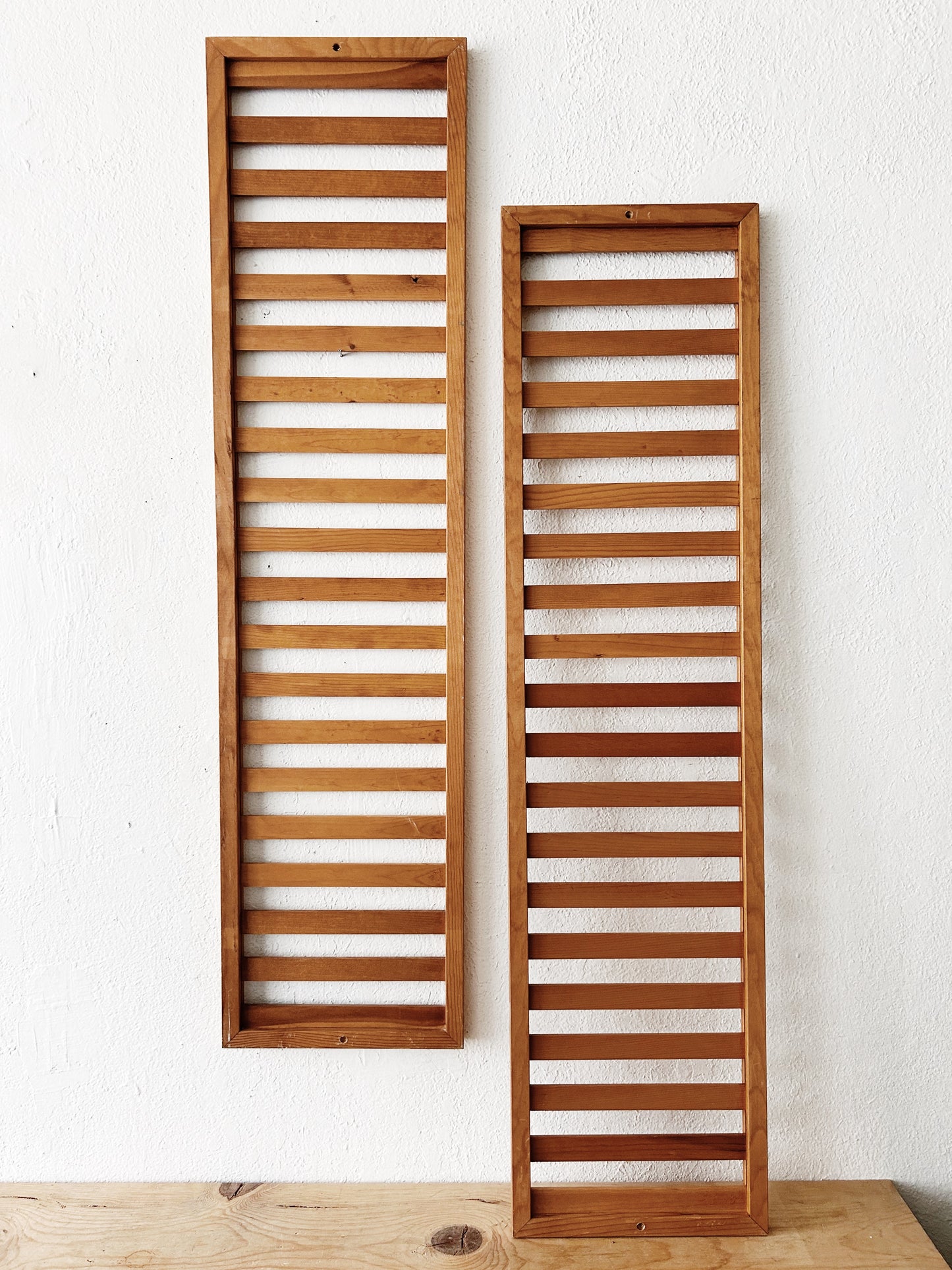 Slatted Wood Shelf