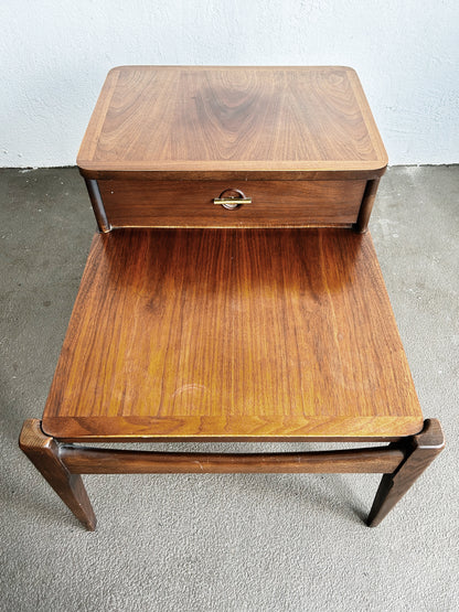 Mid Century Bassett Walnut Side Table