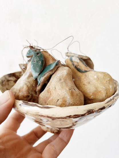 Handmade Ceramic Pears