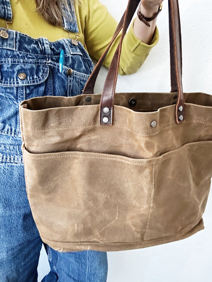 Eiken Nashville Large Waxed Canvas Tote
