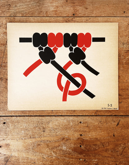 Vintage Macramé Teaching Poster