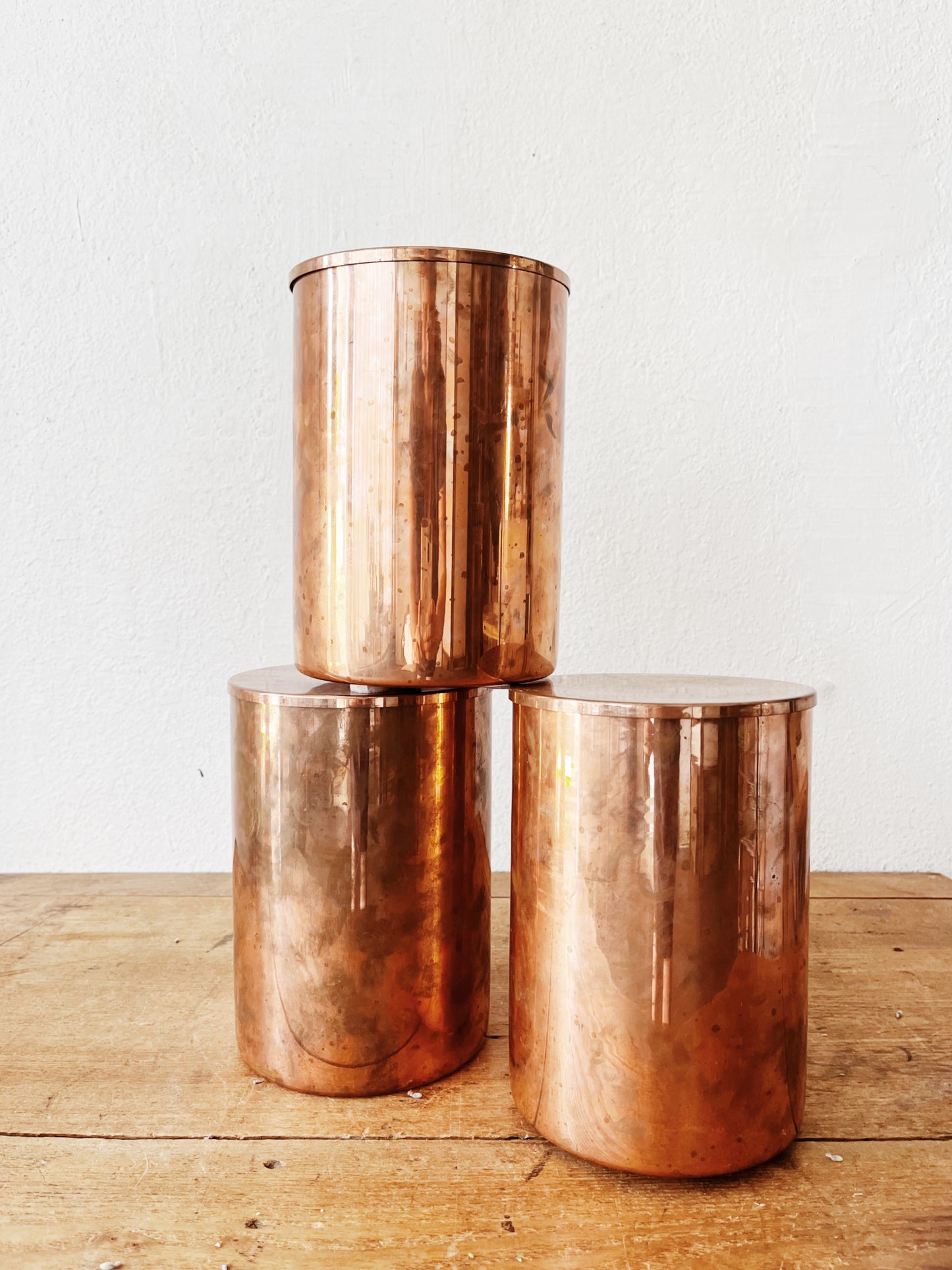 Copper Plated Canister Set